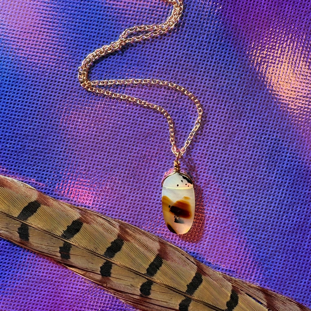 Montana Moss Agate Pendant Necklace